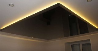 Натяжной потолок с подсветкой Мыски, цена от 2143 руб.