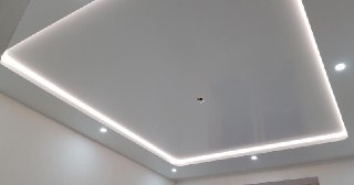Светодиодные натяжные потолки Мыски, цена от 1576 руб.